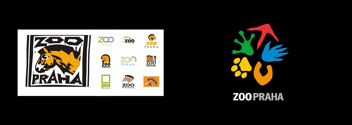 動物園舊logo、新logo及競稿成果展示