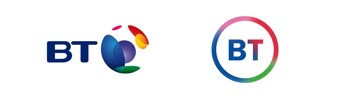 BT logo新舊對比圖