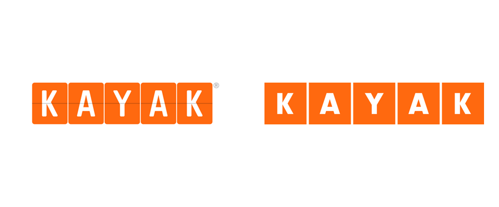 KAYAK客涯logo設計_旅游工具logo_logo升級