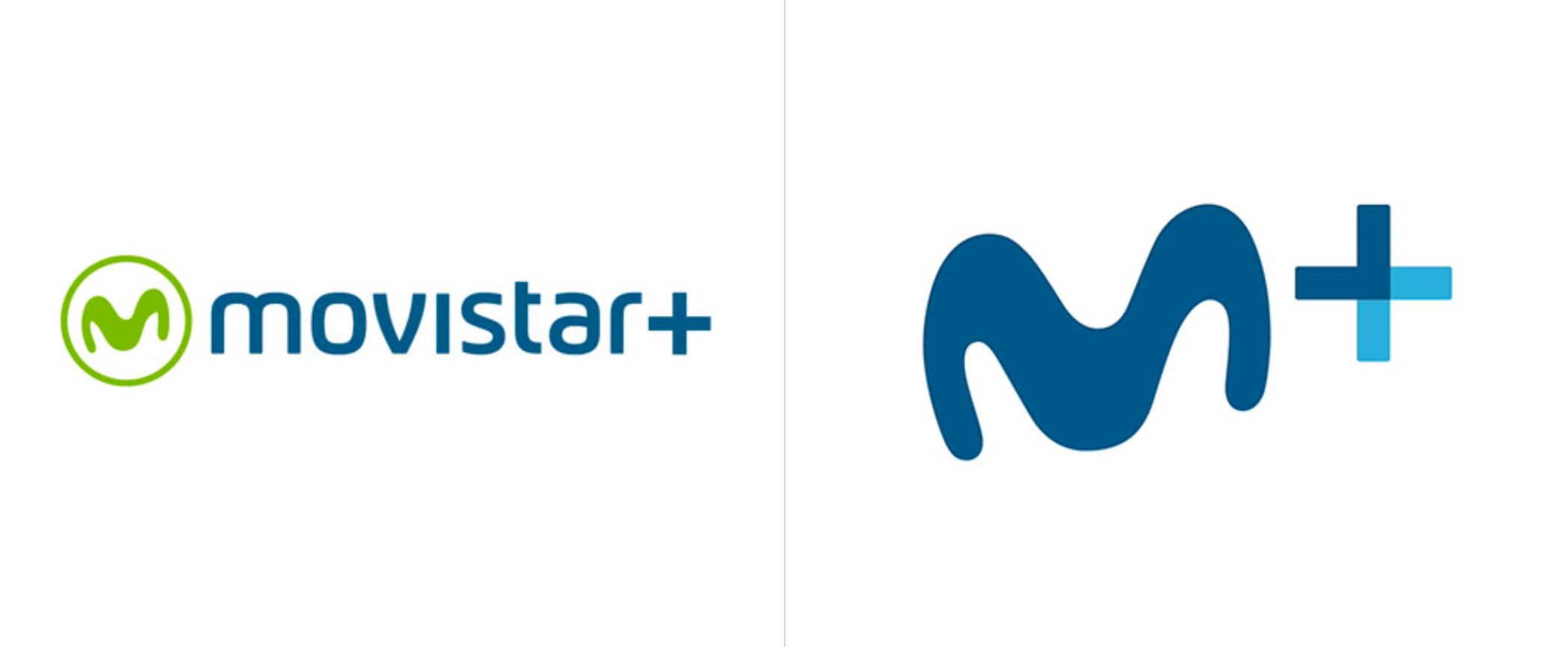 Movistar +新舊logo