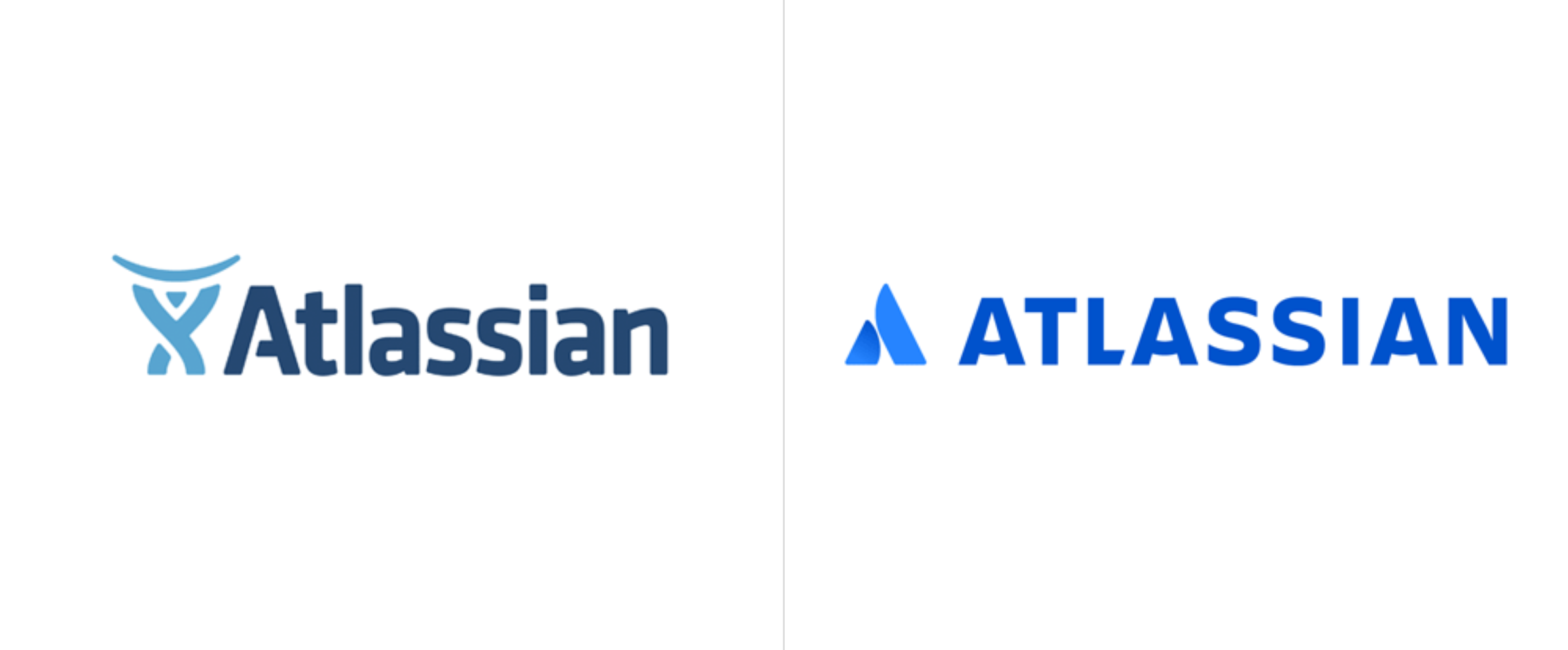 Atlassian新舊標(biāo)志