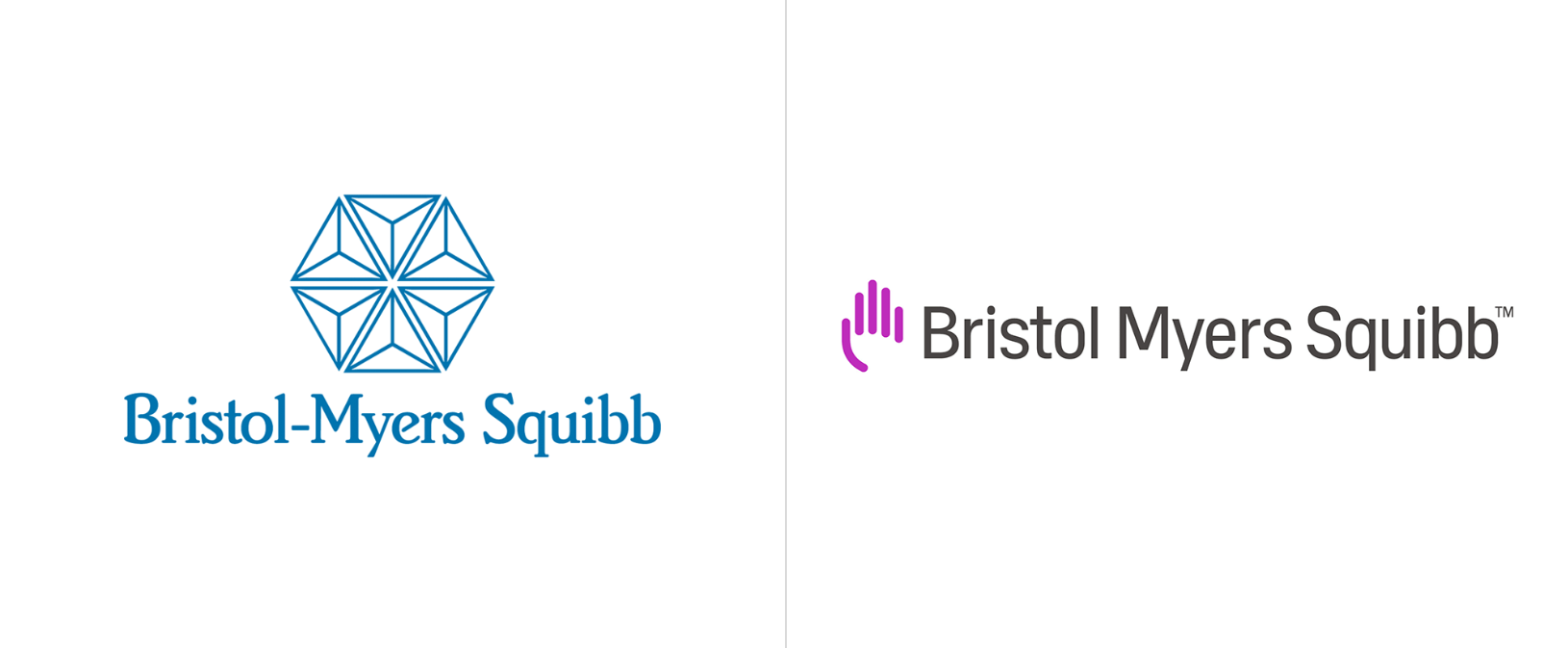 Bristol Myers Squibb新舊標(biāo)志